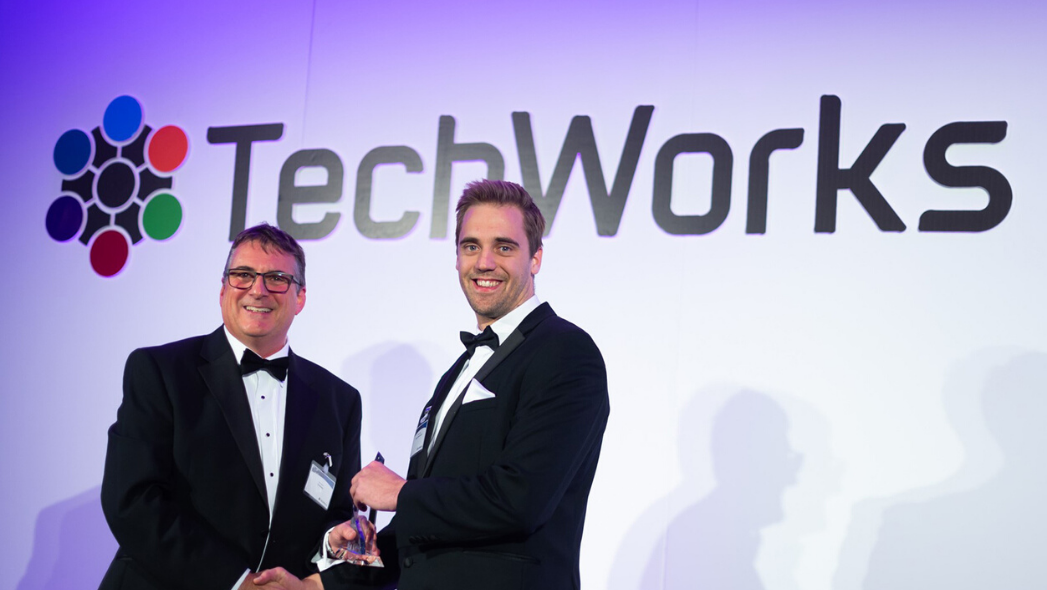 Plessey’s Gethn Pickard declared UK’s leading engineer under 30 at last night’s TechWorks Awards