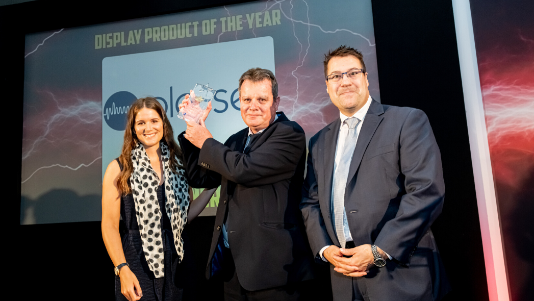 Plessey awarded two trophies at the Electronics Industry Awards for its GaN-on-Silicon microLED technology