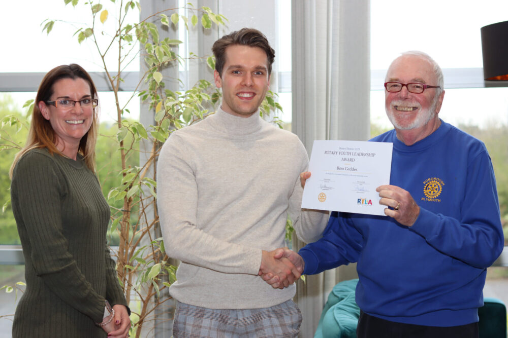 Plessey Engineer completes Rotary Youth Leadership Award